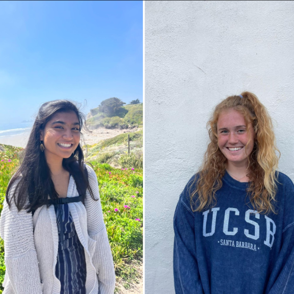 Janhavi Singhal ’26 (CCS Physics) and Haley Fogg ’26 (L&S Physics)