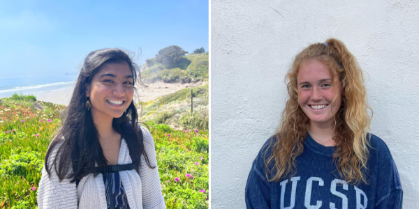 Janhavi Singhal ’26 (CCS Physics) and Haley Fogg ’26 (L&S Physics)