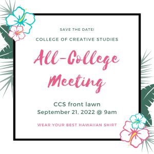 All College Meeting Flyer