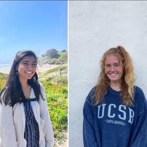 Janhavi Singhal ’26 (CCS Physics) and Haley Fogg ’26 (L&S Physics)