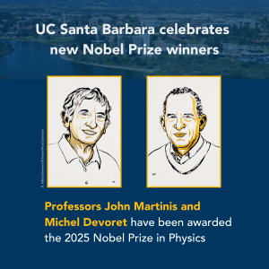 Professors John Martinis and Michel Devoret