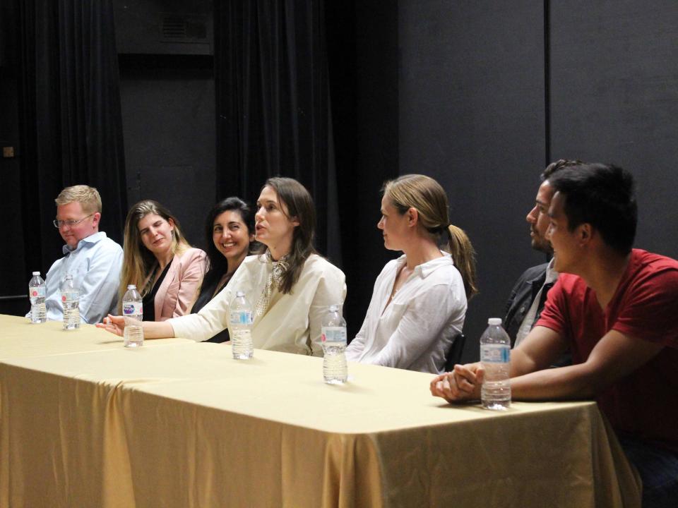 A photo of the 2018 alumni panel