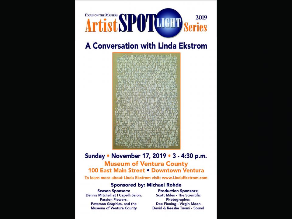 A Conversation with Linda Ekstrom