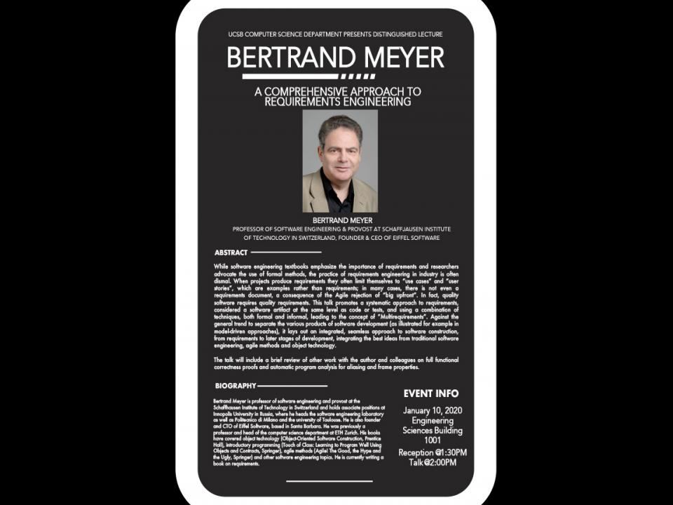 Dr. Bertrand Meyer