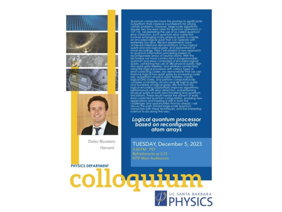 Physics Colloquium