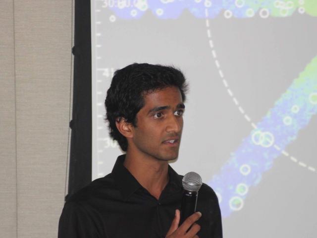 Anoop Praturu presenting at the 2017 RACA-CON