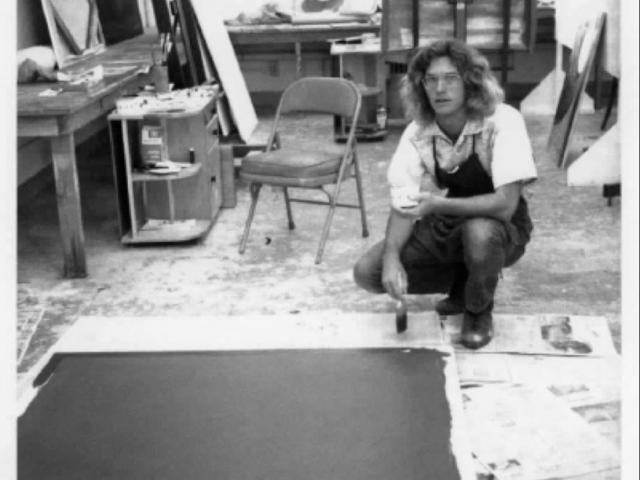 Kit in his CCS studio 1971