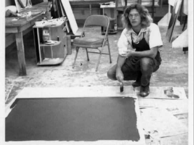 Kit in his CCS studio 1971