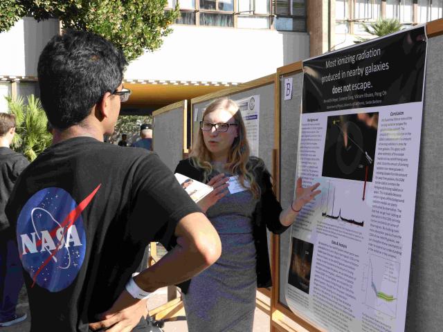 Meredith Neyer with her award winning poster at the 2019 RACA-Con