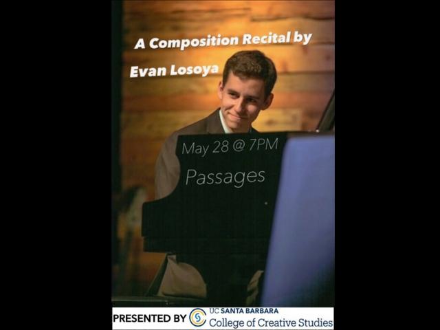 Evan Losoya Recital Poster