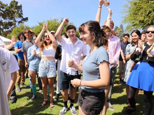 CCS students celebrate Ariana Duckett ‘26 (CCS Writing & Literature)