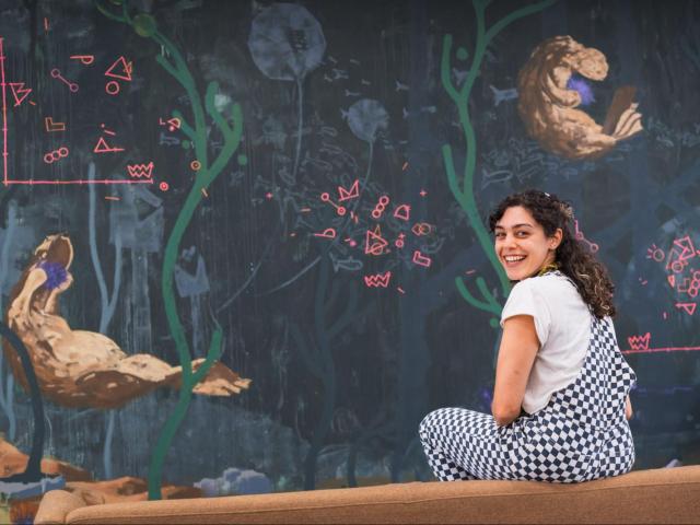 Leila Youssefi’s mural: A Novel Future