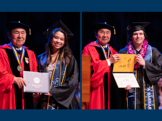 Ashley Yeh ‘24 (CCS Biology) and Guy Wilks ‘24 (CCS Computing) Receive Chancellor’s Award in Undergraduate Research