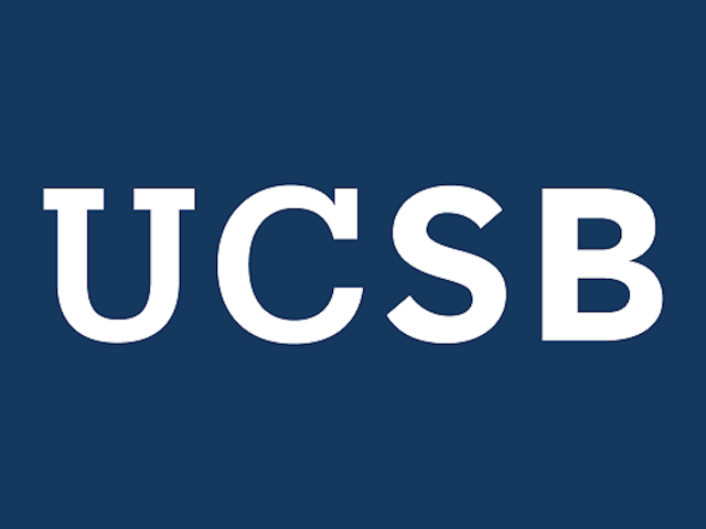 UCSB icon with blue background and white lettering