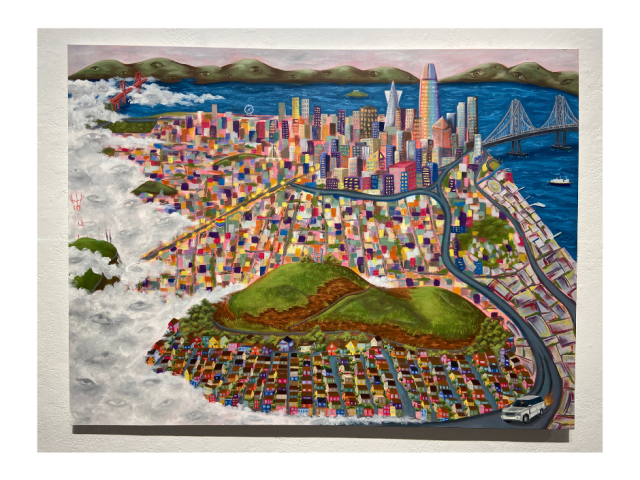 Colby Condon's painting The City That Sees All