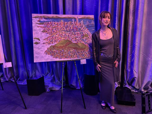 art students at the 2025 Alumni Awards Gala