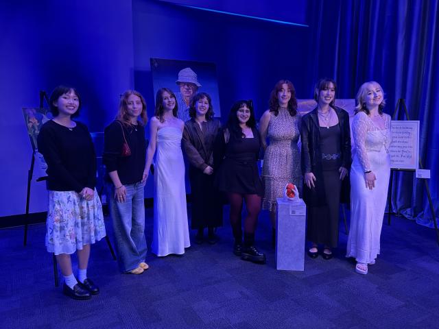art students and attendees at the 2025 Alumni Awards Gala
