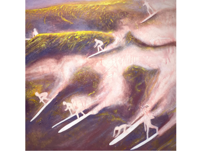 Miriam MacMillan's painting We’re All The Same / Souls Dancing On Water