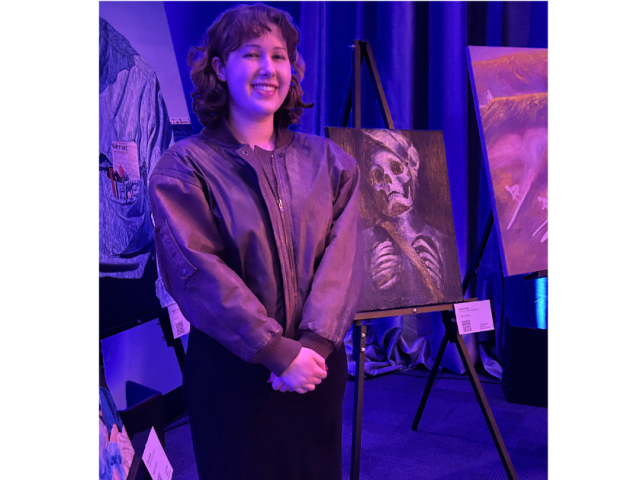 art students at the 2025 Alumni Awards Gala