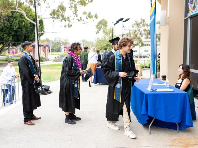 students enter 2025 CCS Commencement ceremony