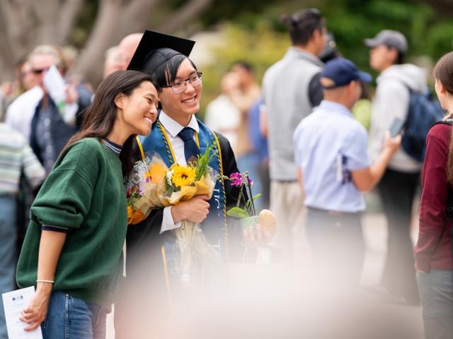 students and families at 2025 CCS Commencement