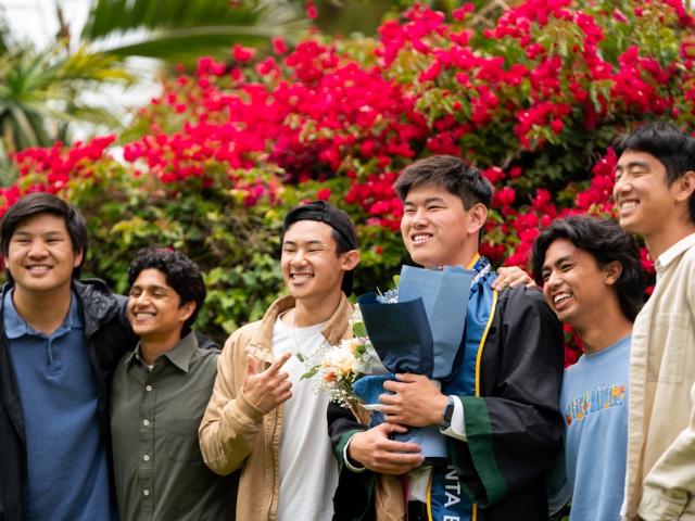 students and families at 2025 CCS Commencement
