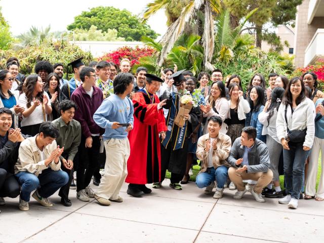 students and families at 2025 CCS Commencement
