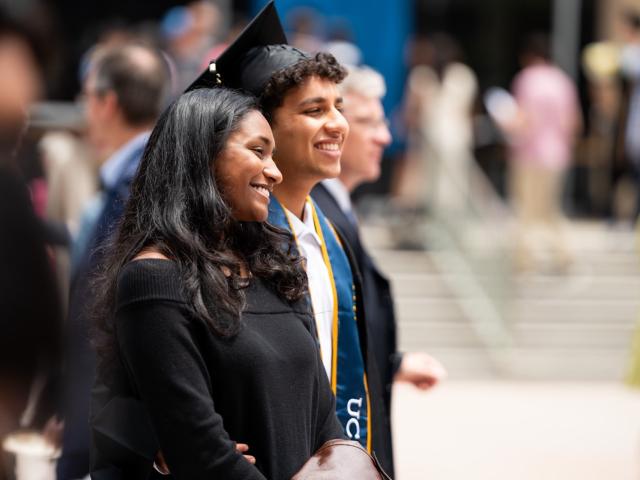 students and families at 2025 CCS Commencement
