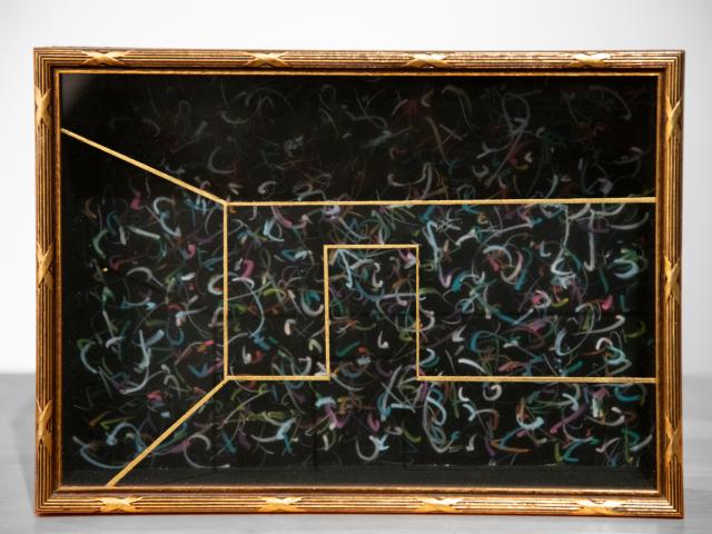 Janna Waldinger: Threshold with Gold Frame; Photo Credit: Janna Waldinger