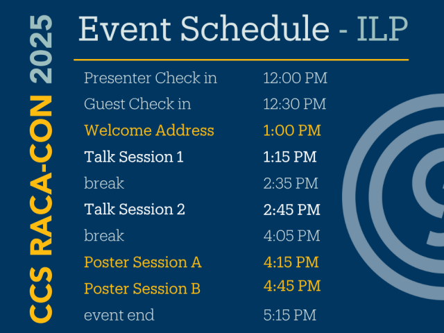 CCS RACA-CON 2025 schedule
