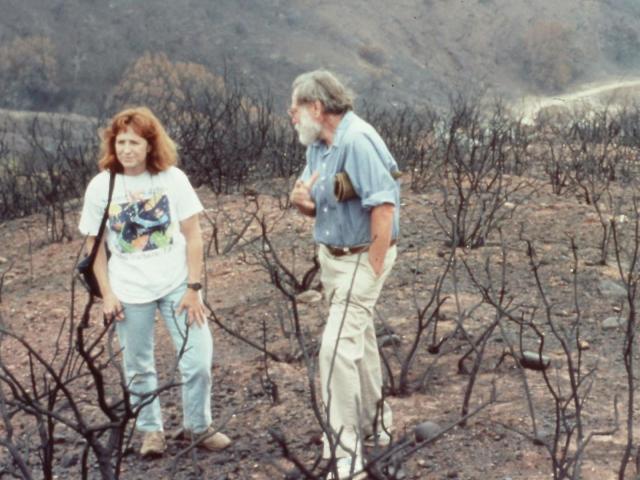 Claudia Tyler and Professor Joseph H. Connell (1923-2000), 1990s