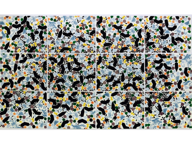 Iman Djouini, "Limn," hand pulled silkscreen on Rives BFK 19" x 26" ; Photo Courtesy: The Current