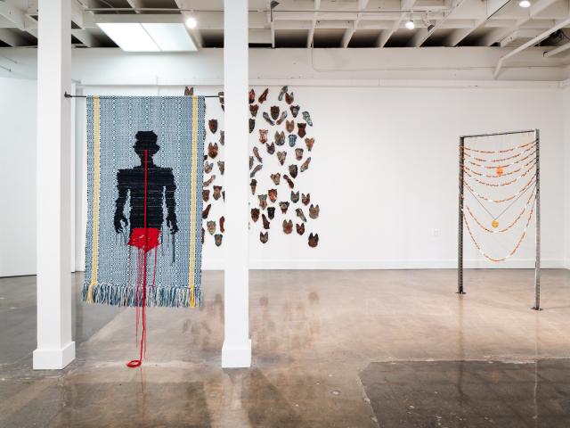 Christine Hudson's "tabi-tabi po" in the CCS Art Gallery ; Photo Credit: Jeff Liang